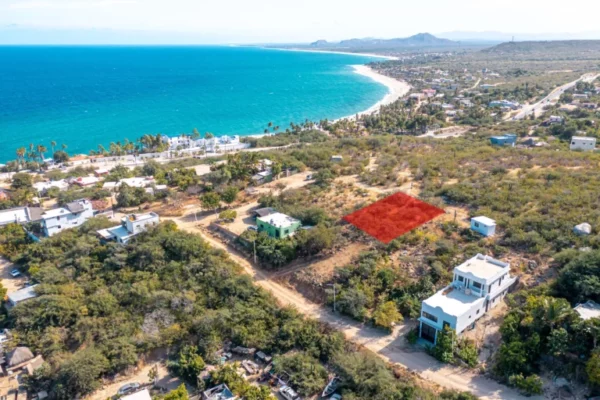 Breathtaking views of the Sea of Cortez, Celeste Lot is in the quiet and young town of Buenavista in the East Cape. This property offers two lots, 200 SM each (2,152.78 SF each) with a total of 400 SM (4,305.56 SF)