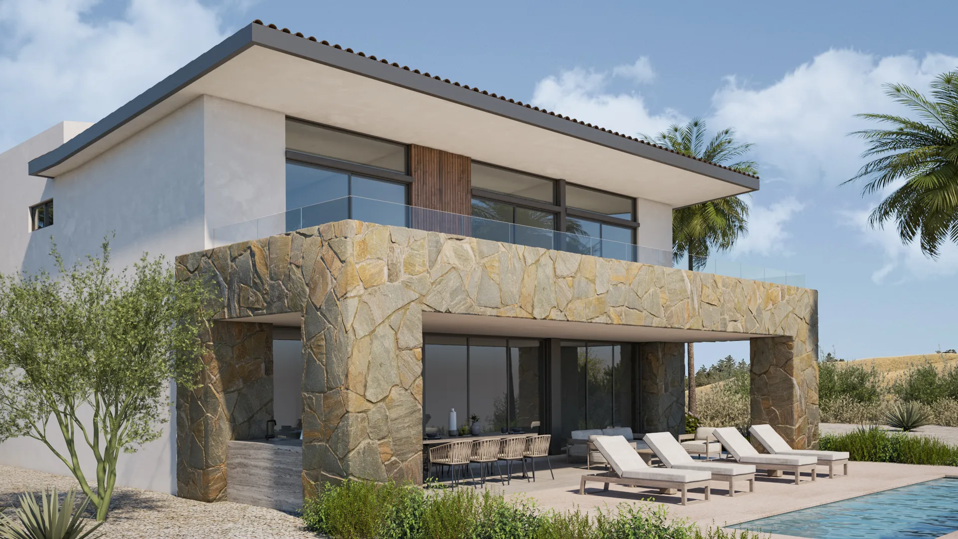 This spectacular residence has indoor-outdoor living spaces ranging from over 5,506 square feet to over 8,449 square feet over two-stories. This residence include an 91.9 sq. ft. casita with ocean views that can be converted to an additional guest suite.