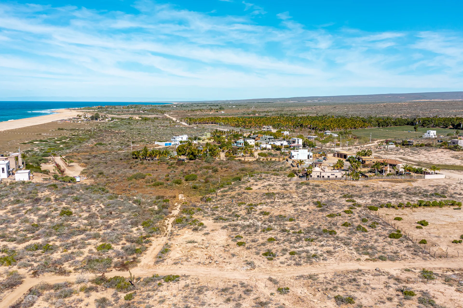 Belalus One Acre lot size is situated only 3 miles from downtown Todos Santo